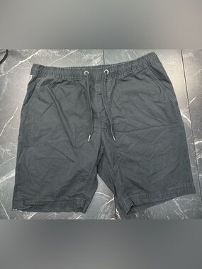 Calvin Klein Mens Black Elastic Waist Shorts XL Lightweight Casual Streetwear